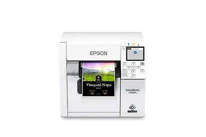 Epson - ColorWorks CW-C4000 Color Inkjet Label Printer (Gloss)