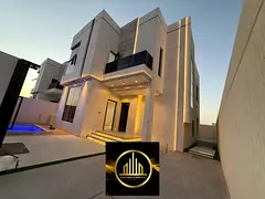 For sale: Super deluxe villa in Al-Hulio 2 area, consisting of two floors