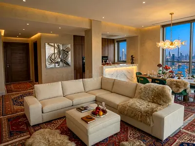 High-Quality Fabric Sofa – Strong structure with long-lasting comfort.
