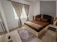 The best offers: Furnished apartment in Sharjah, one bedrooms and a living room, fully furnished, mo