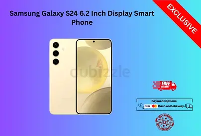 Samsung Galaxy S24 6.2 Inch Display Smart Phone-Free Delivery-Warranty