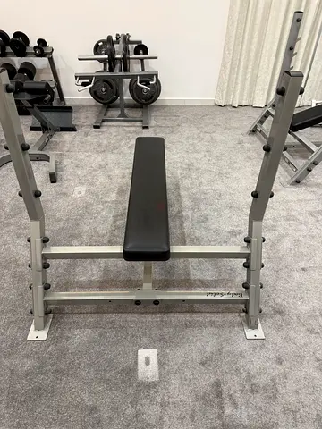 Body Solid Fixed Flat Bench - Upright Set