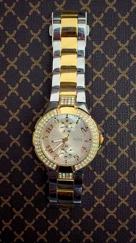 Elegant Gc Swiss Watch with Crystal Accents
