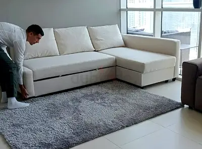 Modern L-Shaped Sofa bed with Storage