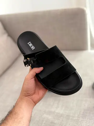 Dior Black Slide Sandal