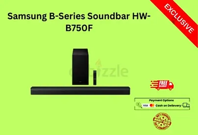 Samsung B-Series Soundbar HW-B750F-FREE Delivery-Warranty