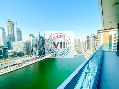 شقة بغرفتي نوم | ويفز تاور بيزنس باي | إطلالات على المارينا والقناة | شرفة