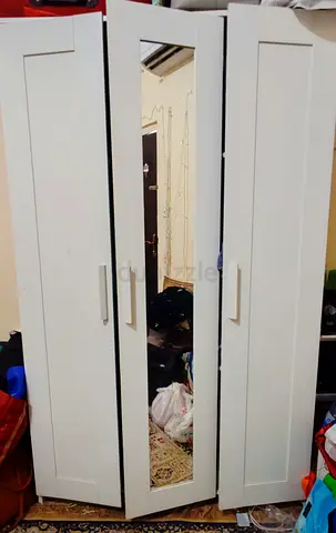 Ikea 3 doors Wardrobe with Mirror Brimines