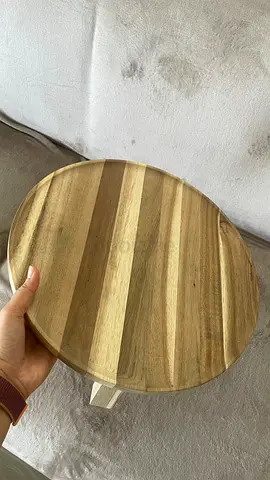 IKEA acacia wooden stand