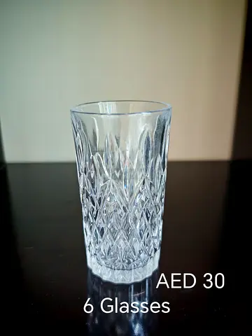 Set of 6 Elegant Glasses