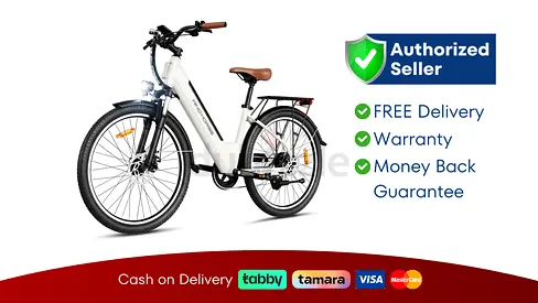 Wind Horse F2 Electric Bicycle - White - Brand New | 1 Year Warranty | FREE Delivery