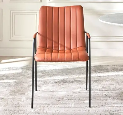 4 peice Leather chairs