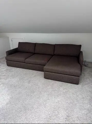 Crate and barrel L shape sofa