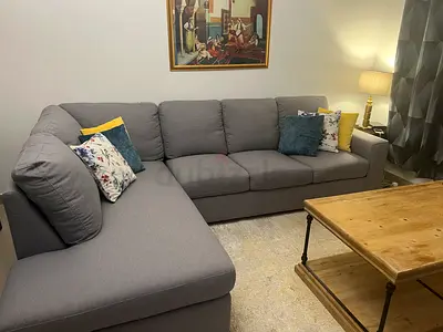 L shape sofa bought from homes r us
