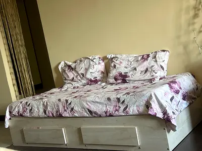 Stylish Double Bed with inbuilt boxes