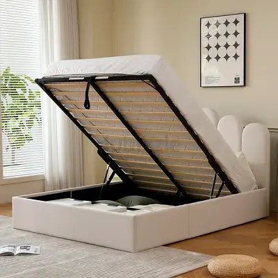 5 fingers headboard fabric storage full size bed