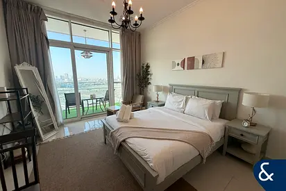 High Floor | Golf Views | Furnished | Balcony
