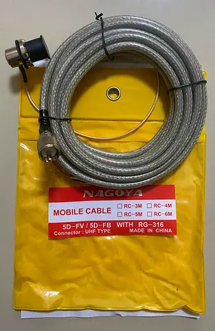 Nagoya Mobile Cable Silver With RG-316