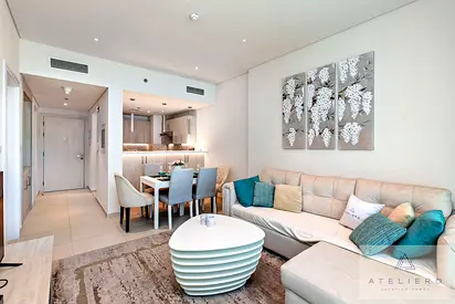 Perfect 1BR Apartment with Sea View at Seven Palm
