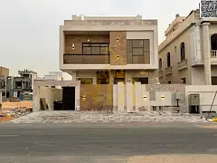 Luxury 7-bedroom villa with a rooftop terrace for sale in Al Bahia, Ajman. Registration and ownershi