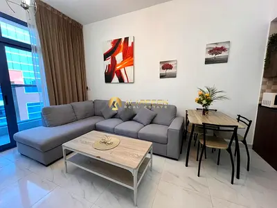 Furnished 1BR Apartment | Sydney Tower JVC | Balcony & City View