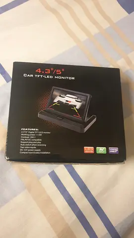 Car Reverse Camera With LCD Screen Box Packed!!