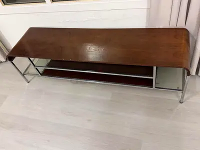 Stylish home center Wooden and Glass TV Stand