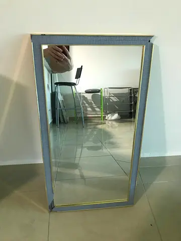 MIRROR 34 x 64 cm GRAY FRAME