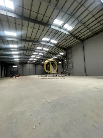 Warehouse for sale, freehold ownership for all nationalities, 36th Street, main road, new 400kV electricity, ready to move in, Al Sajaa Industrial, Sh