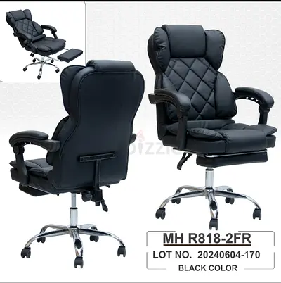 MH R818-2FR Ergonomic Office Chair in Black