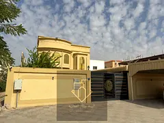 Villa for sale in Al Muwaihat 1 area. Ground floor, first floor, and roof. Opposite a park and mosqu