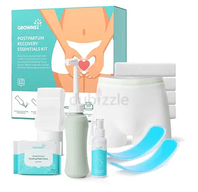 BRAND NEW Grownsy Postpartum Essentials Recovery Kit for Labor  Delivery | Postpartum Kit for Women