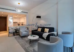 MODERN 2 BEDROOM PLUS MAIDS ROOM APARTMENT - CANAL FRONT RESIDENCE, AL WASL