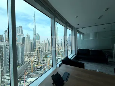 Burj View | Spacious Office Space for Rent | Business Bay | Close to Downtown