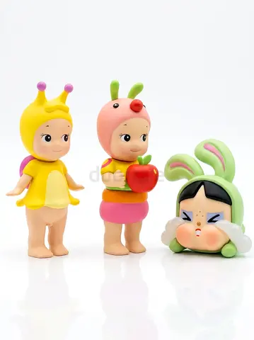 Caterpillar sonny angel, Snail sonny angel, buttercup crybaby