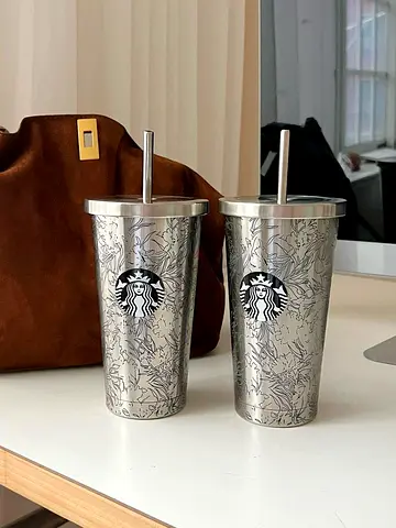 Starbucks stainless steel sipper/tumbler
