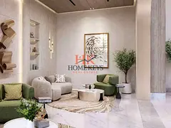 Furnished Studio | Azizi Milan 55 | Balcony with City &amp; Park Views