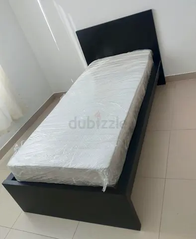 ‎IKEA Malam single bed frame with IKEA mattress 90×200cm