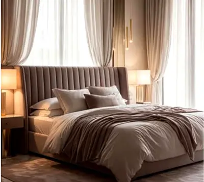 Elegant and Cozy Bed Set with Soft Textiles