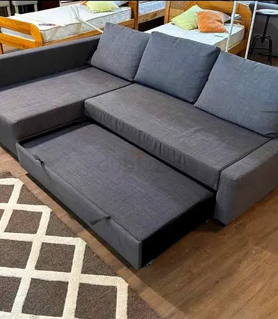 Comfortable Grey Sofa bed with Storage