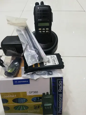 Motorola GP360 VHF Two-Way Radio 136–174 MHz Professional Walkie Talkie