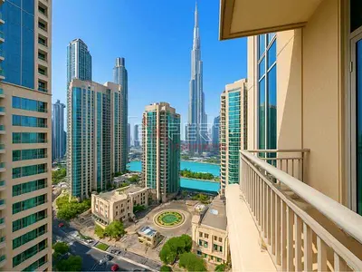 شقة 1BHK فاخرة | إطلالة على برج خليفة | جاهزة للسكن