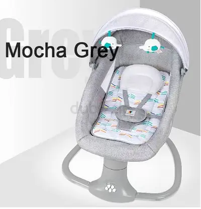 Baby Electric Rocking Chair with Bluetooth Function with 5 Swing Sizes and 3 Stage Timer Removable M