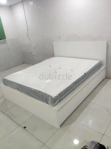 ‎IKEA Malam double bed 140×200cm bed with 2 big storage drawers underneath and with IKEA mattress
