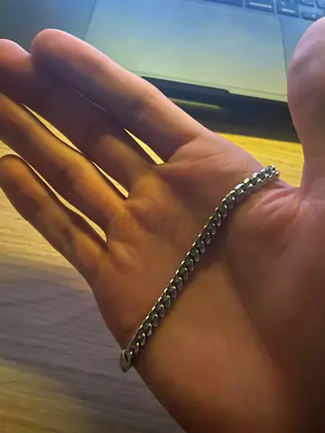Silver men’s bracelet