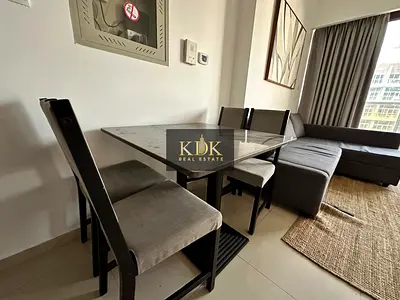 Furnished 1BR | Elite Sports Residence 8 | Balcony & City View