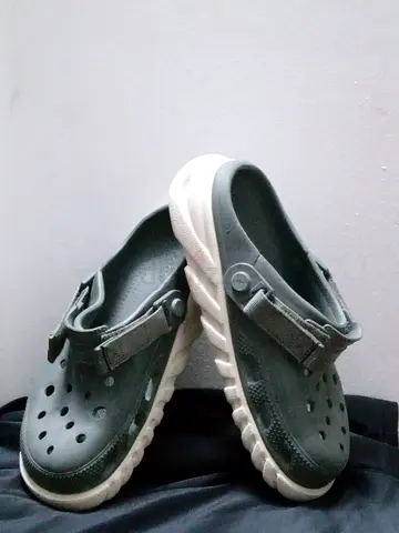 Comfortable Crocs Clogs in Dark Green FOR SALE!!