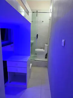 Partition with attached washroom