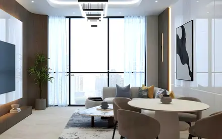 Samrt 1BR | High-end FInishes | Canal Views