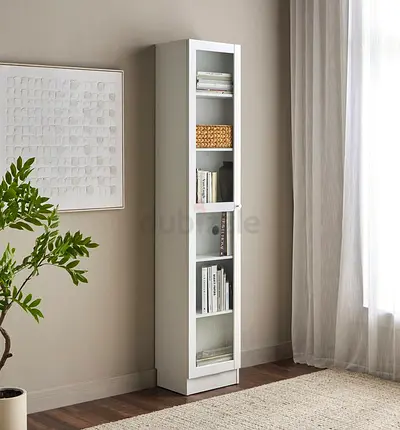 Sleek White Bookcase for Stylish Storage